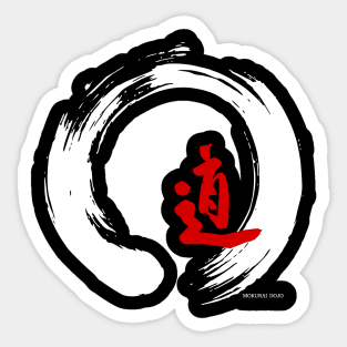 White Enso & Michi Sticker